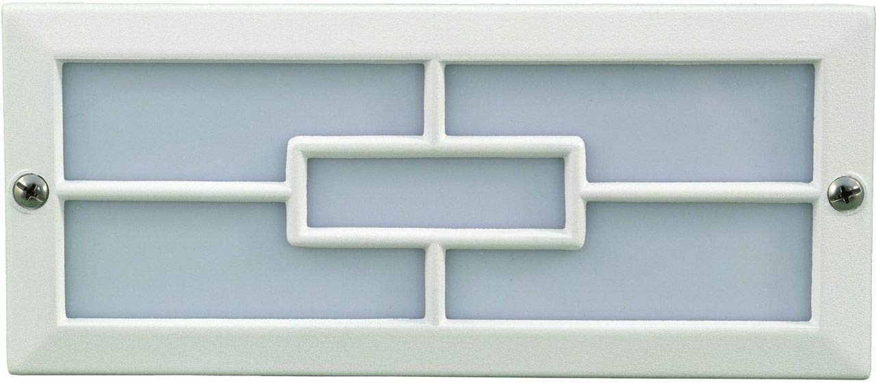 Dabmar Lighting LV636-W Cover 2-20W 12V Jc Step Light, White Finish