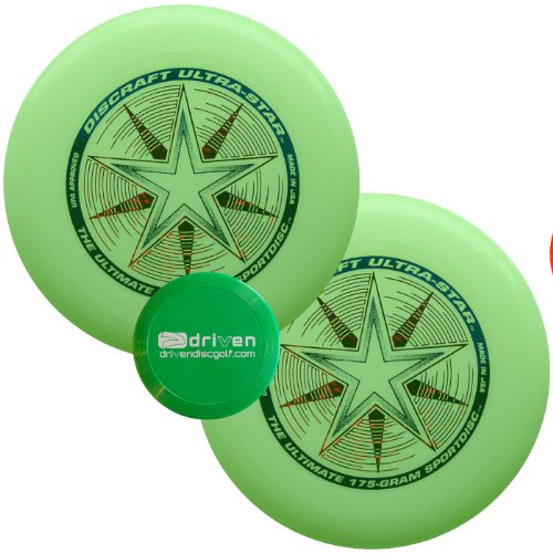 Discraft Ultra Star 2 Disc Ultimate Set + Mini Flyer (Glow - Glow)