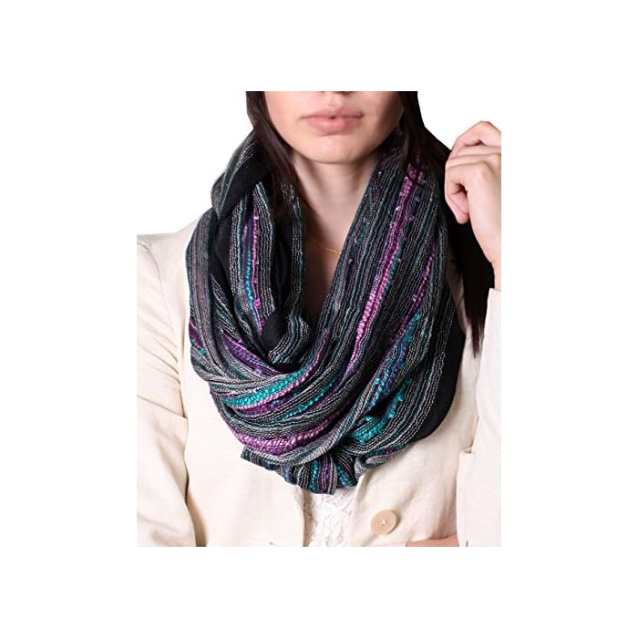 Shimmer Sparkle Infinity Scarf 