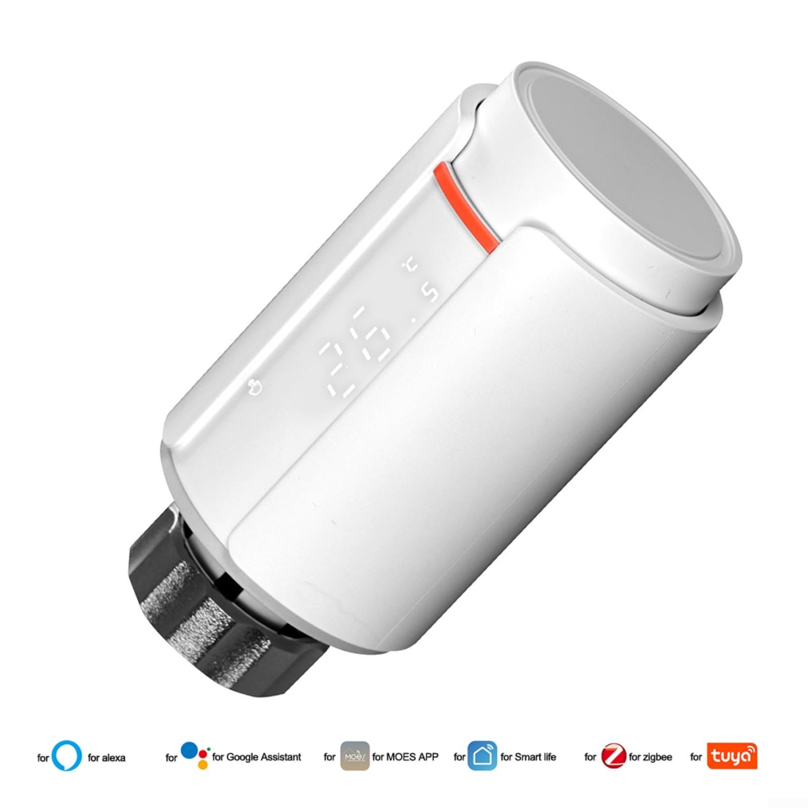 Valvola termostatica per termosifone, regolatore di riscaldamento programmabile, con display LCD, per risparmio energetico domestico, in tempo reale e app