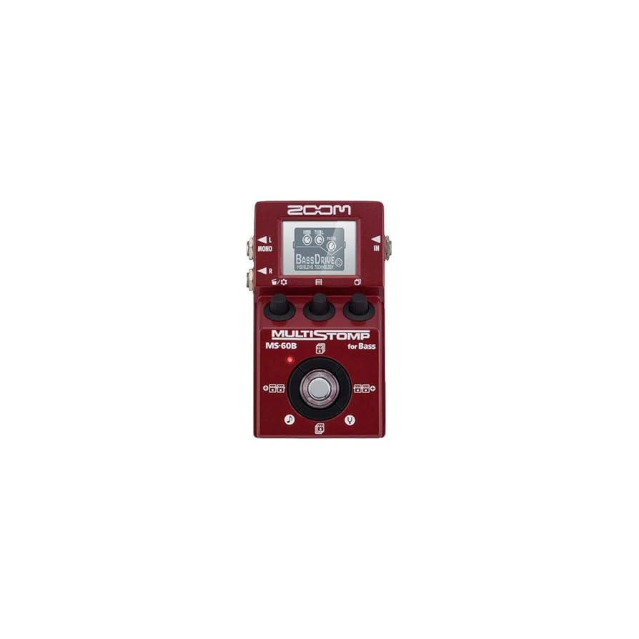 Amazon.co.jp: Zoom MS-60B Multi-Stomp Base Pedal (Red