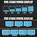 ECO-WORTHY 12V 5A Automatic Smart Battery Charger and Maintainer LCD Display for Lead Acid and Lithium (LiFePO4) Battery