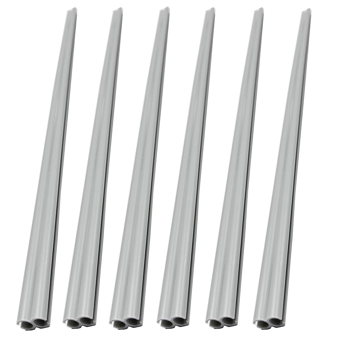 6X 50cm RV Awning Rail Channel Figure of 8 Plastic Awning Channel Connector for All Motorhome Campervan Tent Awning Accessories