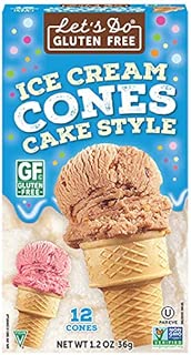 Let's Do Gluten Free Ice Cream Cones, 12 Count (Pack of 12) - coolthings.us