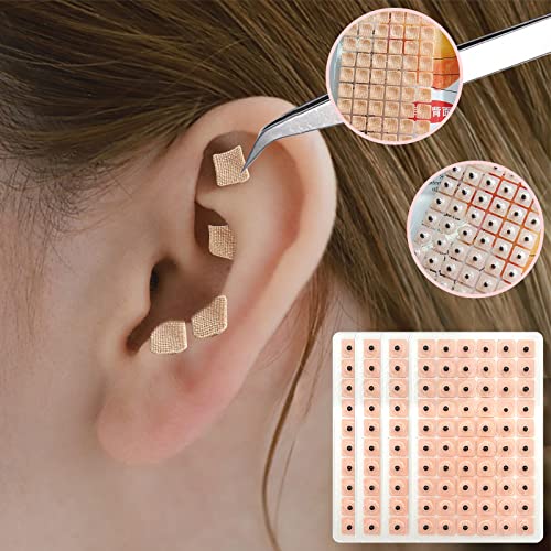 Ear Seeds Acupuncture Kit 600 PcsEar Press Seeds with Acupuncture Needle Ear Points Chart Guide Tweezer for Beginners Relief Facial Tools - Image 5