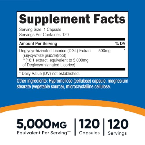 Nutricost DGL Extract Capsules