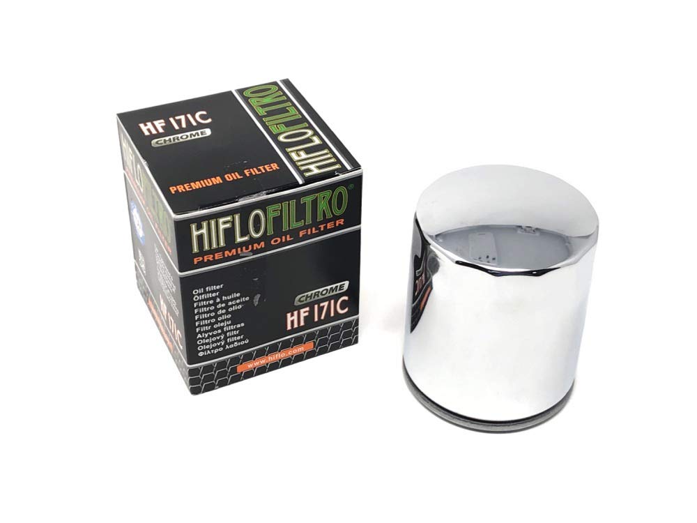 Amazon.com: HIFLO Oil Filter HF171C Chrome - Compatible with