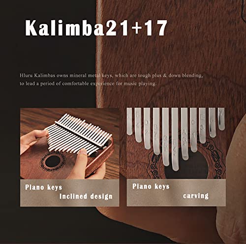 LEOSHI Kalimba 21key Piano Thumb, Pocket Thumb Finger Piano Yellowsandalwood Corps, Clavier De Percussion des Doigts… - Les Beatles, Paul McCartney, John Lennon, RIngo Starr, George Harrison LEOSHI Kalimba 21key Piano Thumb, Pocket Thumb Finger Piano Yellowsandalwood Corps, Clavier De Percussion des Doigts… – Image 3