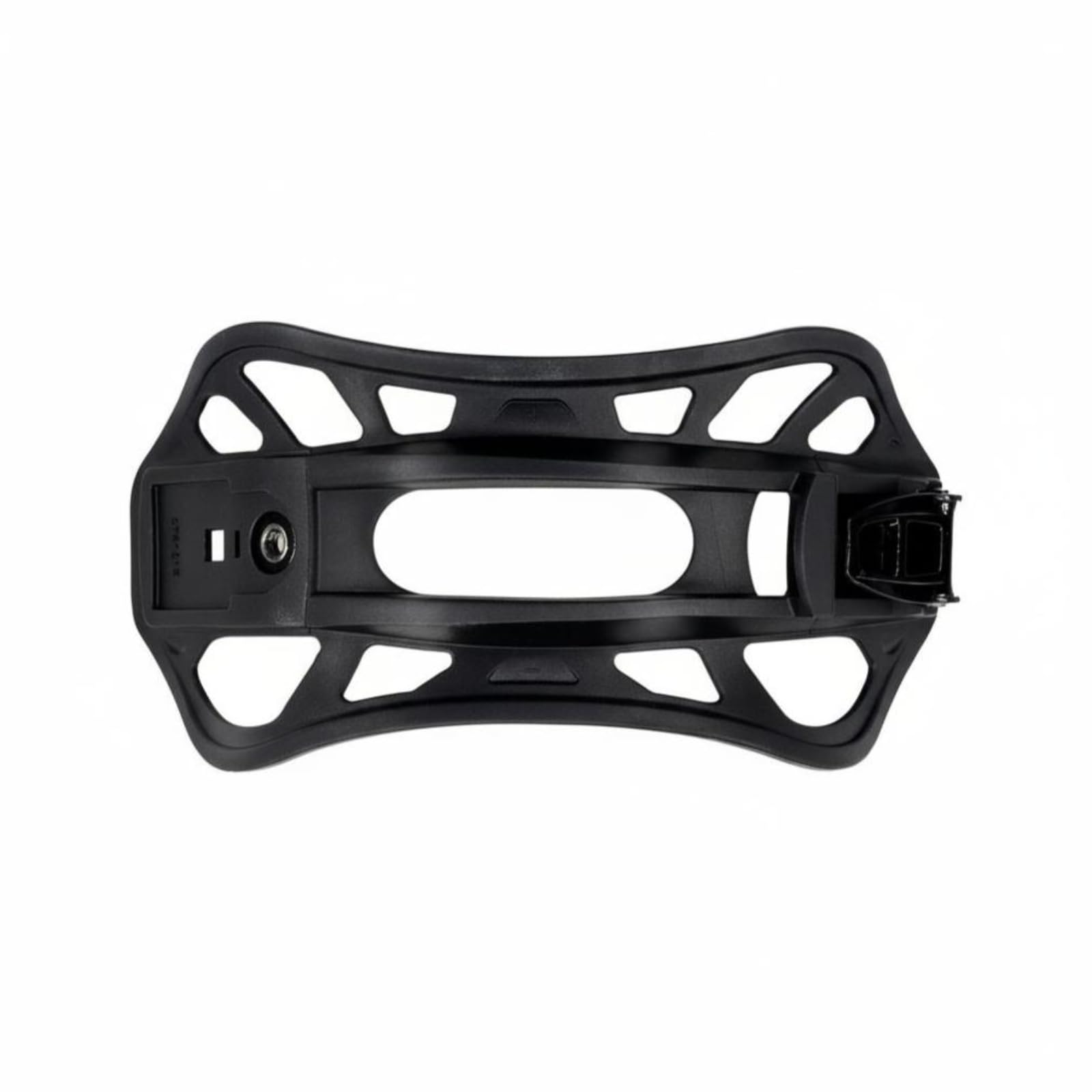 Set fibbie snowboard, nero, resistente, outdoor, ricambio