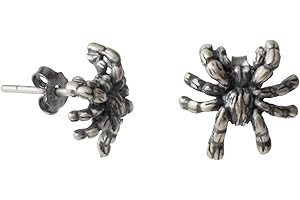 925 Sterling Silver Spider Earrings: An Enchanting Accessory for Halloween Merriment