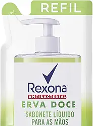 Rexona Sabonete Líquido Antibacterial Para As Mãos Erva-Doce Sachê 500Ml