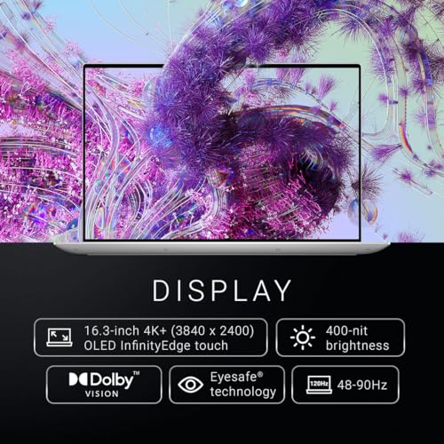 Dell XPS 9640 Laptop, AI Enabled Intel Core Ultra 9 185H, 32GB LPDDR5X & 1TB SSD, Win 11 + MSO'21, NVIDIA RTX 4060,8 GB GDDR6,16.3" (41.4cm) UHD+... - Image 2