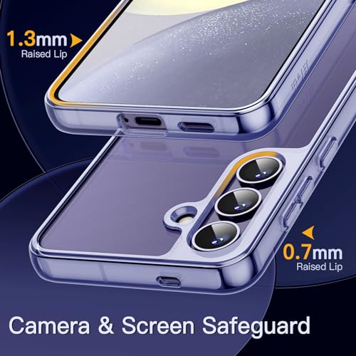 Image of JETech Cover Case for Samsung Galaxy S24 5G, Non-Yellowing Shockproof Bumper Protective Phone Cover, Anti-Scratch Hard PC Back (Cobalt Violet)