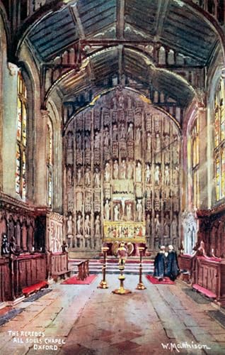 Cuadro All Souls Chapel de William Matthison para decoracion de salones clasicos