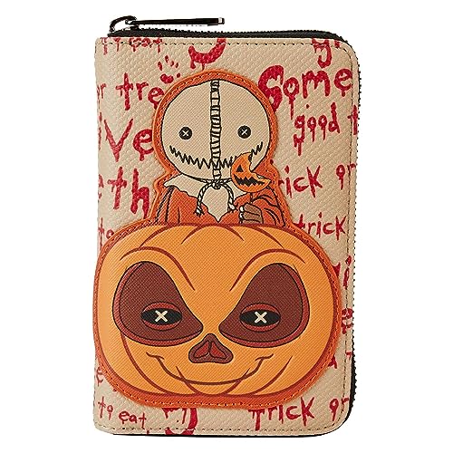 Trick r Treat Sam Pumpkin Zip-Around Wallet