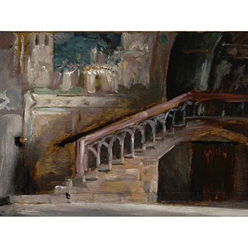 Artery8Duran View Lower Church Of San Francesco Assisi Painting Art Print Canvas Premium Wall Decor Poster Mural