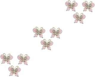 COHEALI 9 Peças Capas De Telefone Rosa Strass Adesivos Joias De Strass Decoração De Strass Para Capa De Telefone Adesivo De Capa De Telefone DIY Acessório De Joalheria Material Adesivo