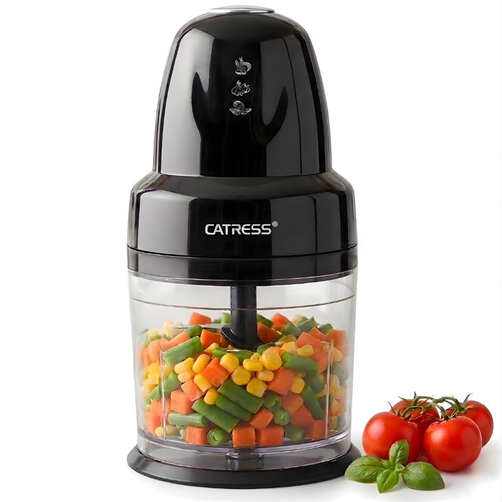 300 Watts Electric Chopper for Kitchen, Twin Blade Technology, 500 ml 'chop-n-store' plastic bowl with lid, Vegetable Chopper, Cutter, Chop, Mince, Dice, Whisk, Blend, Black-image-37