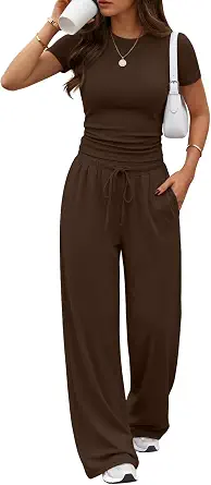 Trendt Queen Women's 2 Piece Summer Lounge Set with Pockets