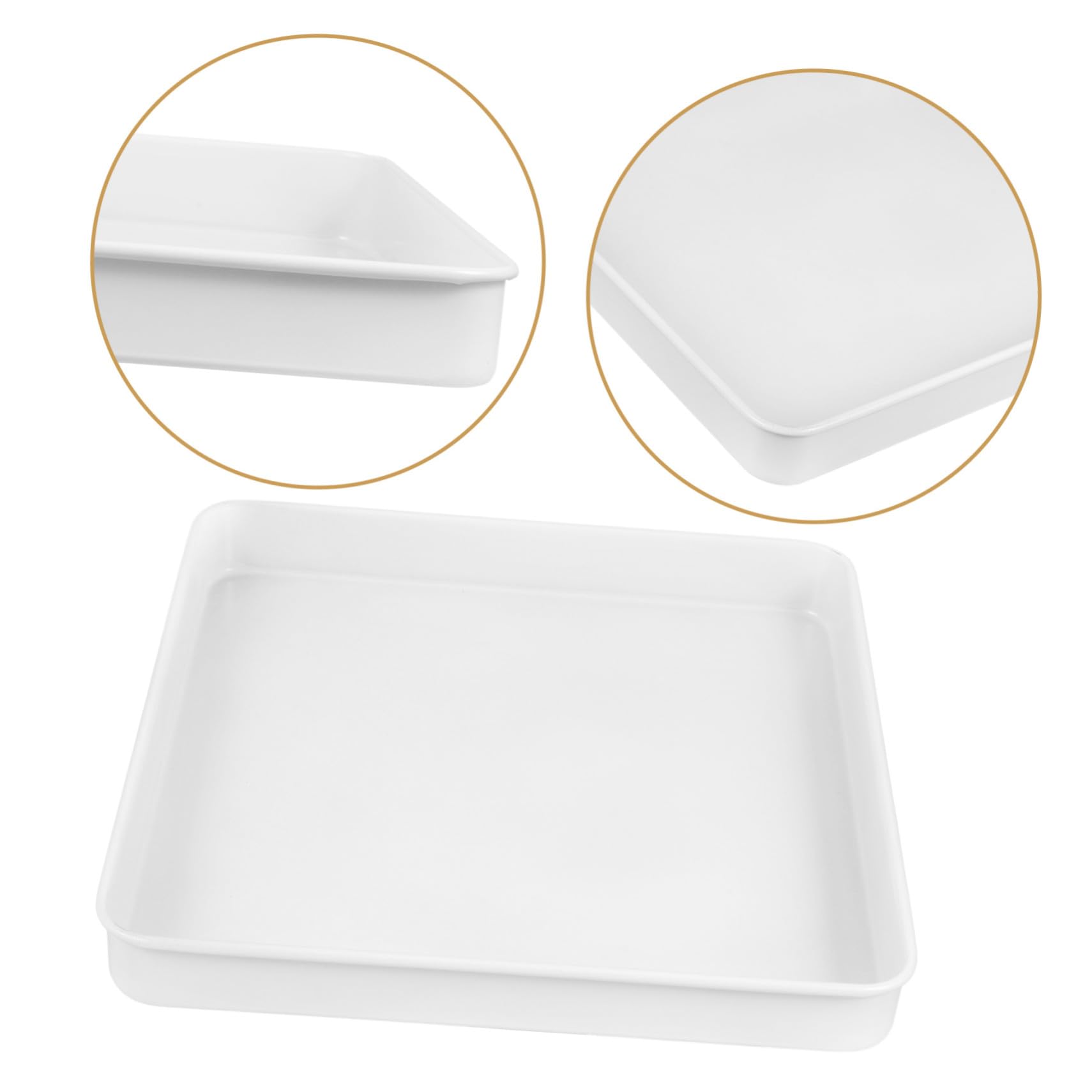 VALICLUD Stampo Quadrato per Dolci in Acciaio al Carbonio con Rivestimento Antiaderente Teglia da Forno Nonstick con Design Fiocco per Panificazione e Feste Casa