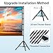Outdoor Projector Screen with Stand, TOWOND 120 inch Portable Movie Screen, 16:9 HD Foldable Anti-Crease Projection Screen with Carry Bag for Home Theater Outdoor Indoor Support Double Sided
