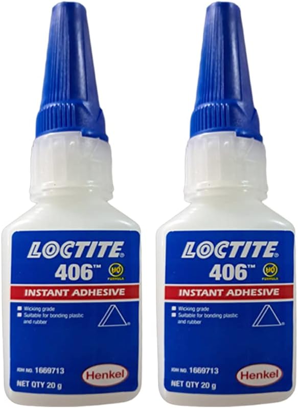 LOCTITE 406 Adesivo Rapidissimo COLLA Materiali Elastomerici Gomma Plastica 20g - Foto 3