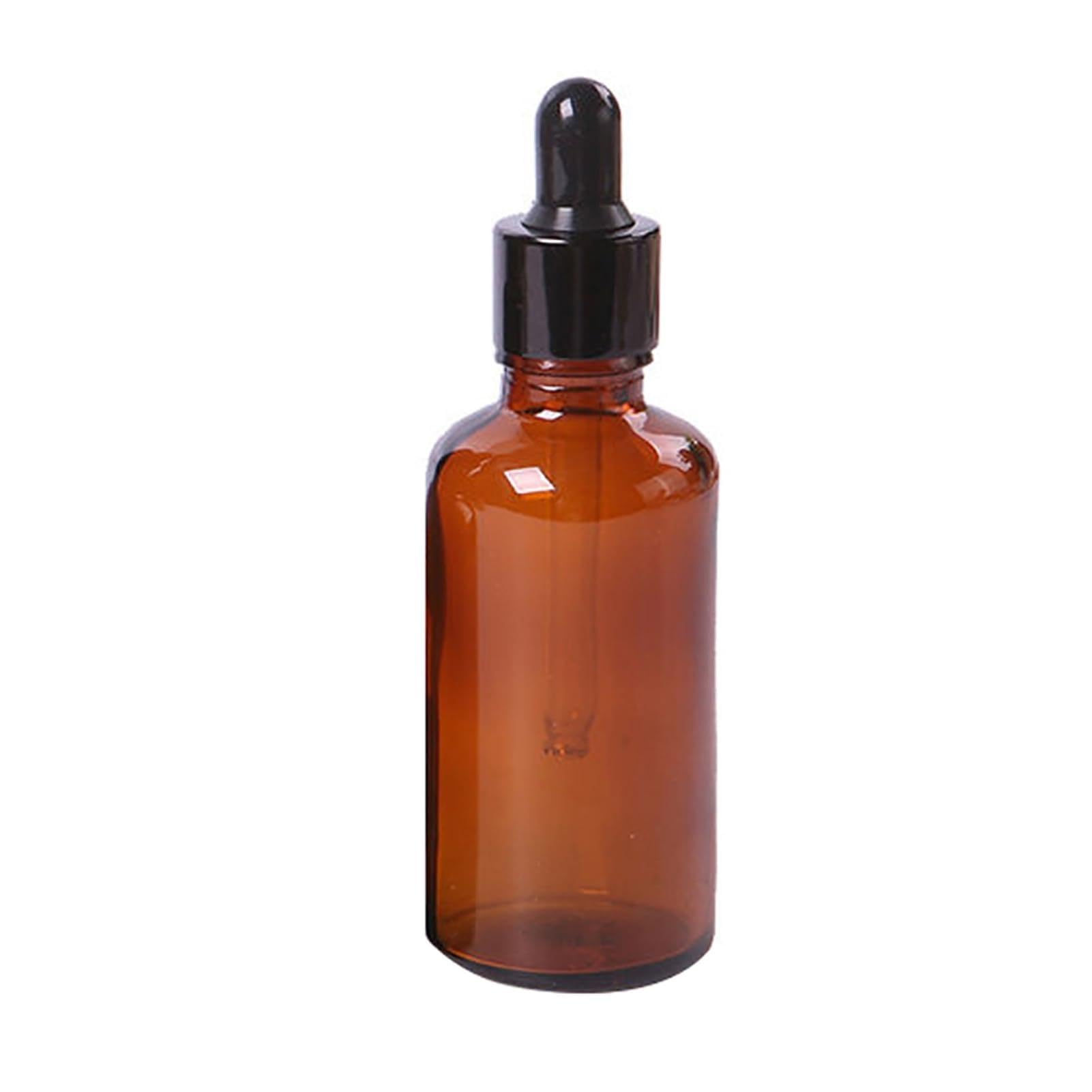 matumou 5ml-100ml Mini Amber Glass Liquid Reagent Bottle Eye Dropper Empty