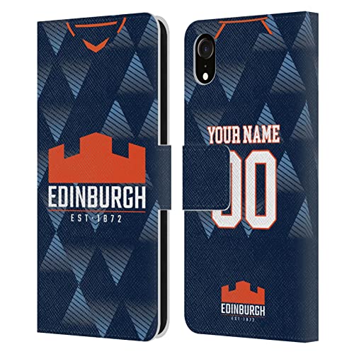 Protection en cuir iPhone XR Edinburgh Rugby Head Case Designs aux finitions soignées