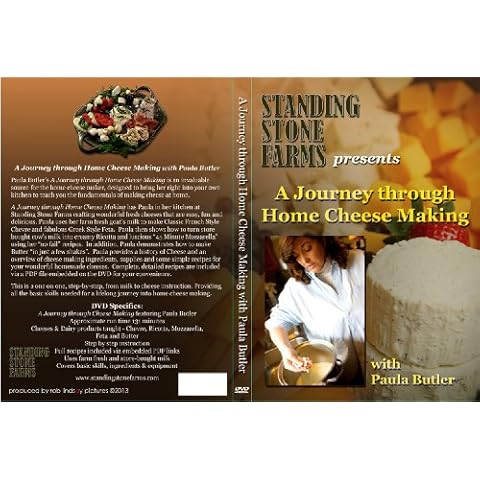 Journey Through Home Cheese Making DVD - How to Make Cheese at Home, 2 Hour Video - Mozzarella, Feta, Chèvre, Ricotta and Compound Butter! Cover