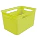 Produktbild Rotho Brisen große Aufbewahrungsbox 16l mit 4 Griffen, Kunststoff (PP) BPA-frei, grün, 16l (36,0 x 26,2 x 21,1 cm)