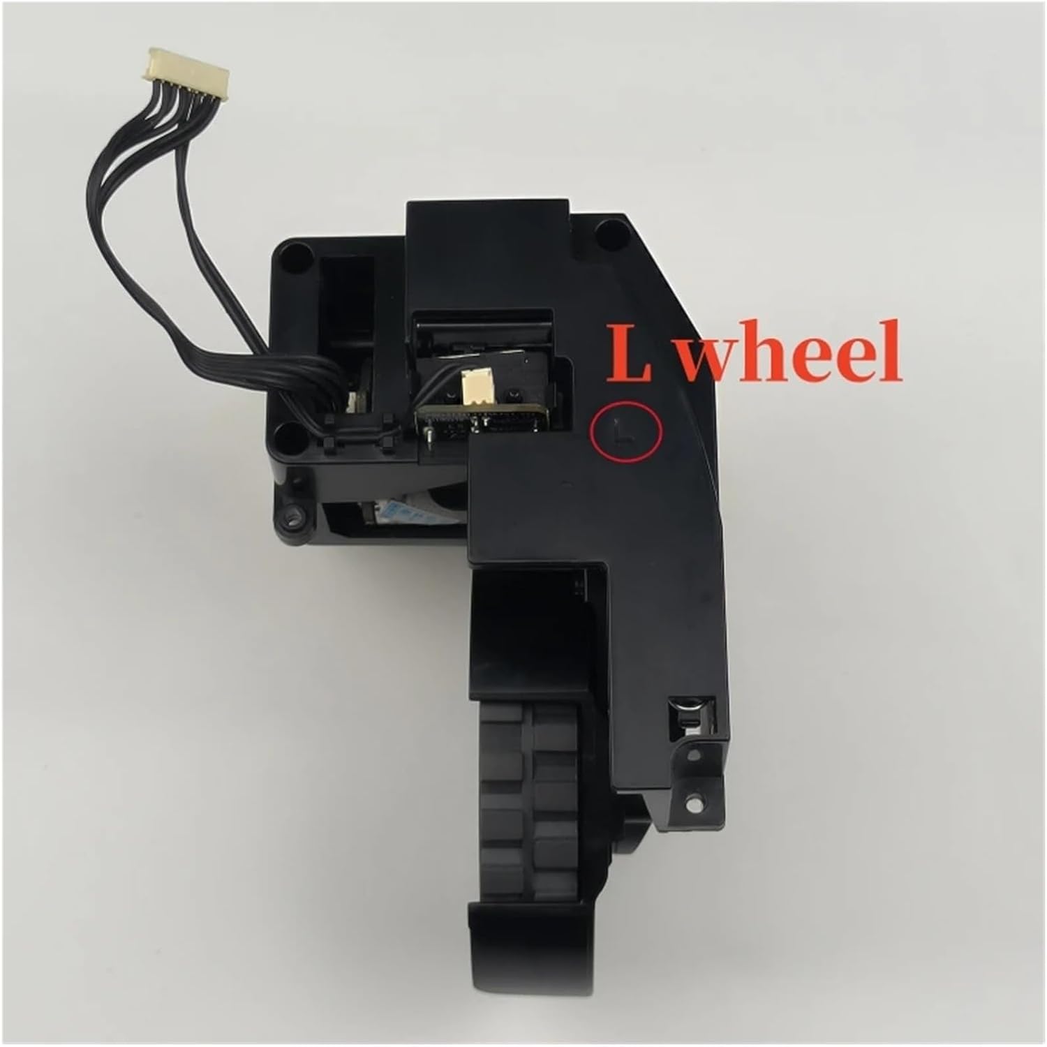 Robot Vacuum Cleaner Wheel Assembly ，Compatible For Proscenic， M7 Pro M7 Max Robotic Vacuum Cleaner Parts Wheel Motor Replacement Accessories(L)