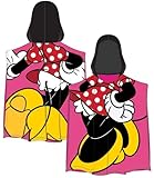 Disney Minnie Mouse Towel Hooded Poncho Bath Beach Girls Kids