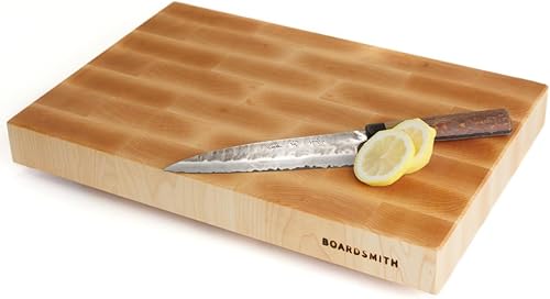 Miniatura 10 de Maple End Grain Cutting Board - Premium, Hand Crafted End Grain Wood Cutting Board for Kitchen - Butcher Block - Handmade Cutting Board (Large)