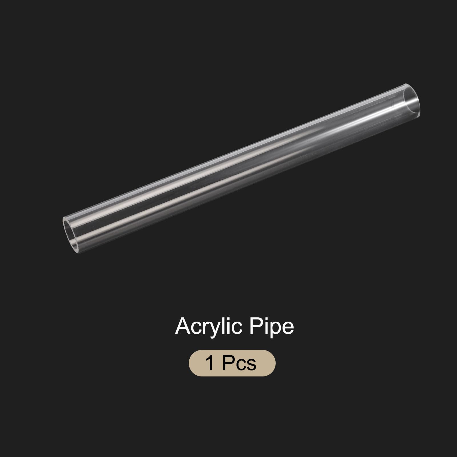 Tubo In Acrilico Trasparente 30x40 Mm X 150 Mm | Per Acquari, Idraulica E Fai Da Te - Rebower