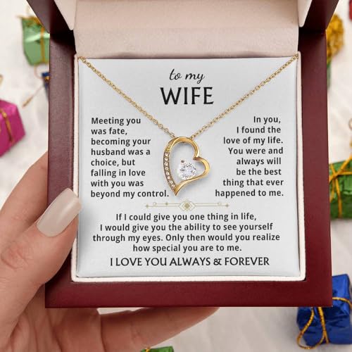 Jewelry To My Wife - The Best Thing That Ever Happened to Me, Forever Love Necklace, Gift for Her, Idea for Women, Christmas Birthday Valentine4
