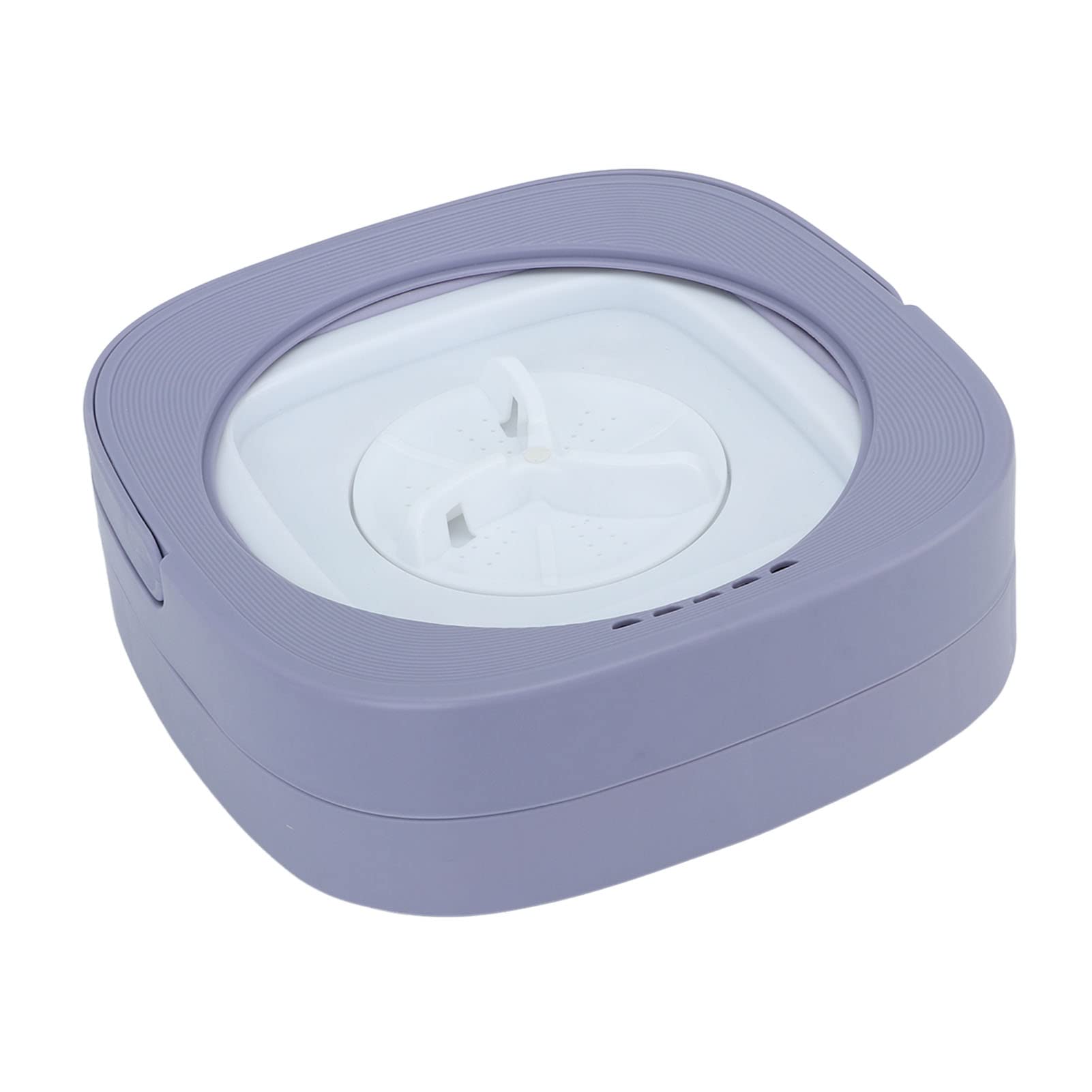 Mała Składana Pralka, ABS EU Plug 100-240V 6,5L Składana Pralka do Akademika (Fioletowy)