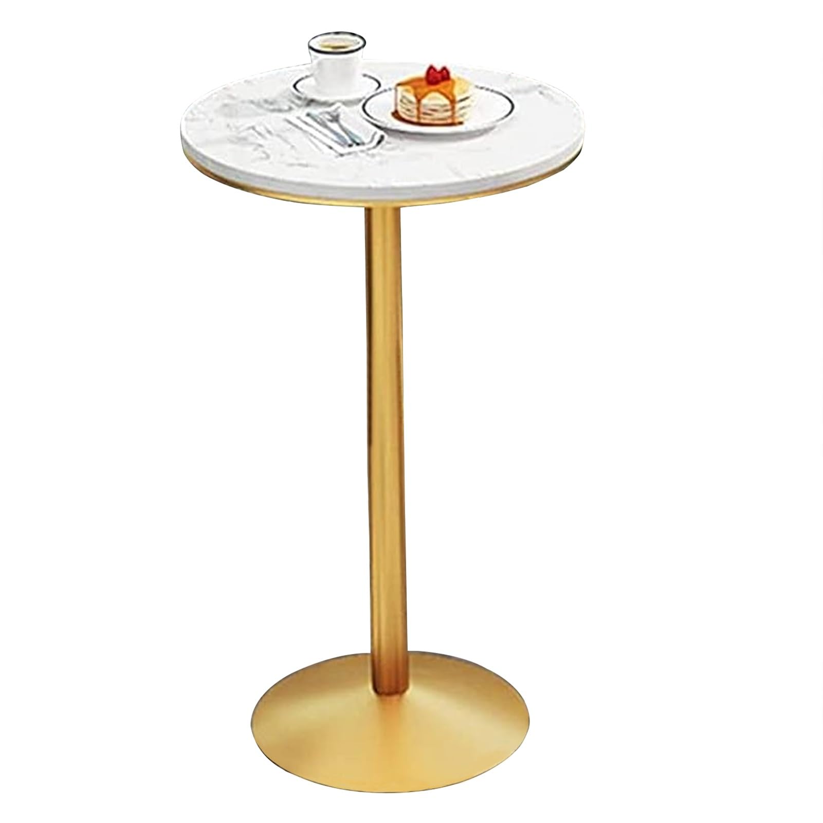 Table de salle à manger de cuisine ronde JATIBOSH pour un café en petit appartement
