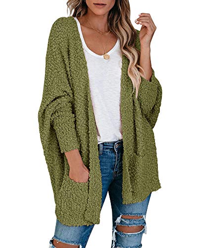 womens open knit cardigan