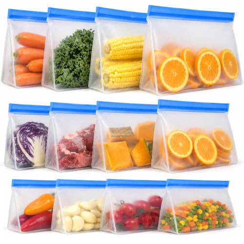 Bolsas de almacenamiento para congelador reutilizables sin BPA de grado alimenticio MakMeFre 2