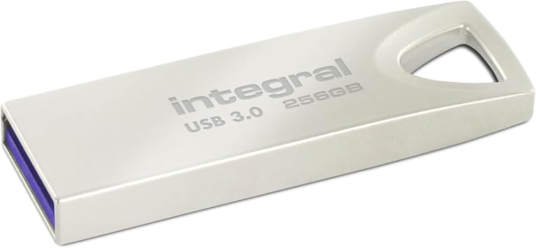 Integral 256GB USB Memory 3.2 Gen 1 Flash Drive Fusion Metal Casing up to 150MB/s