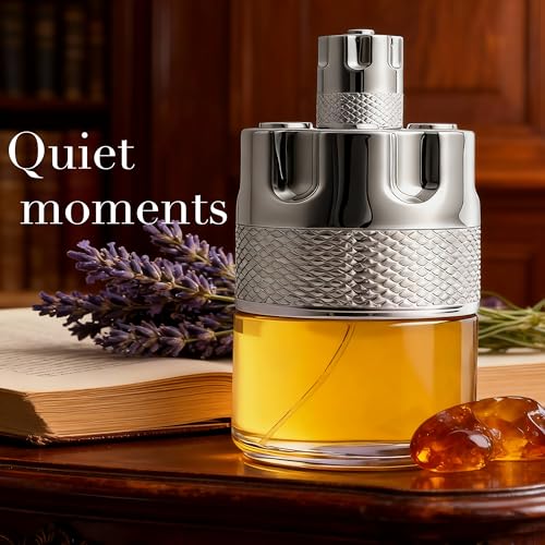 Image of AFLUXE Azura Noir Men's Cologne, Woody Spicy Eau de Parfum, 100ml, Long Lasting Fragrance with Fresh Citrus & Vetiver, Day to Night Wear