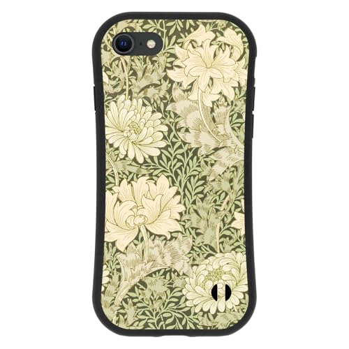 uCY iPhone SE Ή 3 2 iPhone8 iPhone7 ϏՌ Obv X}z P[X Jo[ X e chrysanthemum EBA william morris A[g AeB[N g eLX^C