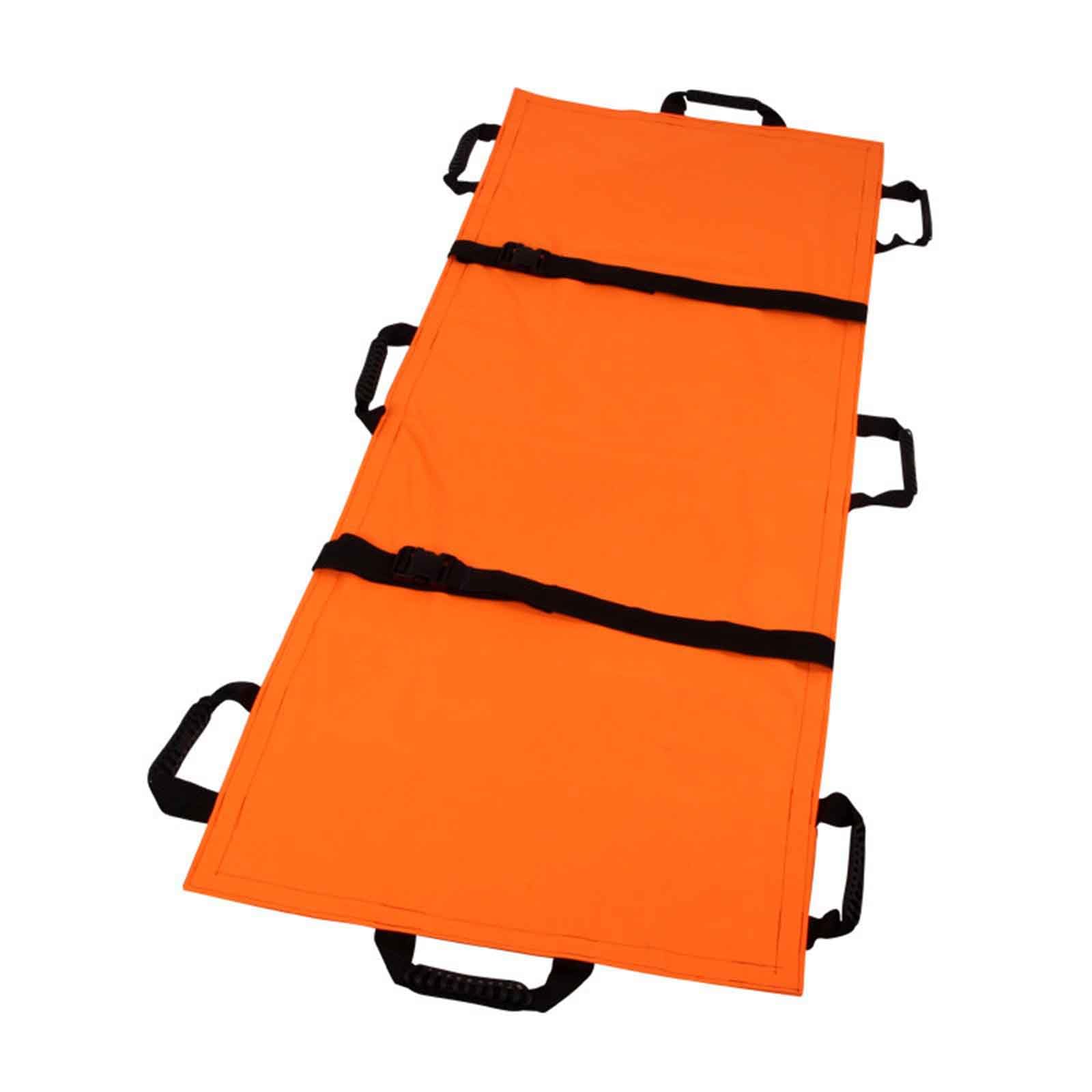 GHKryD stretcher, With 8 Rubber Handles & Carrying Bag, Patient Animal Mover for Emergency Casualty Evacuation(Orange)