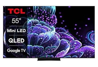 TCL 55C835K 55-inch QLED Mini-LED 120Hz Television, 4K Ultra HD, Smart TV.