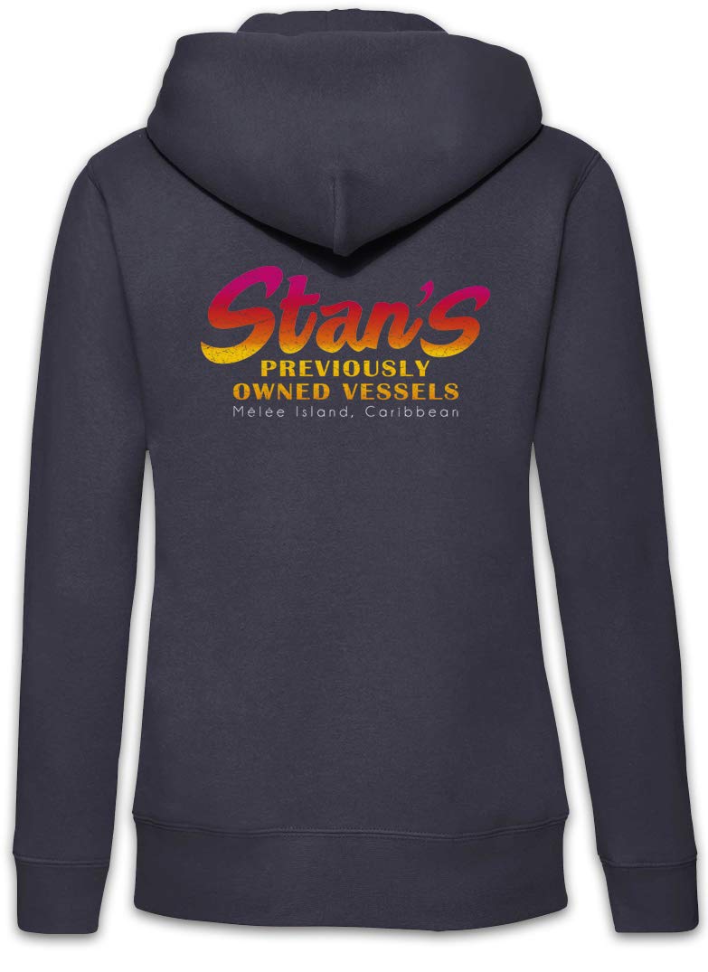 Urban Backwoods Stan's Felpa da Donna con Cappuccio Zip Hoodie Zipper
