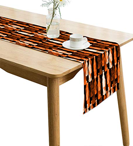 Image of Jute Table Runner Heat Resistant Dining Table Runner for 8 Seater 12 Inches x 94 Inches AATR0006