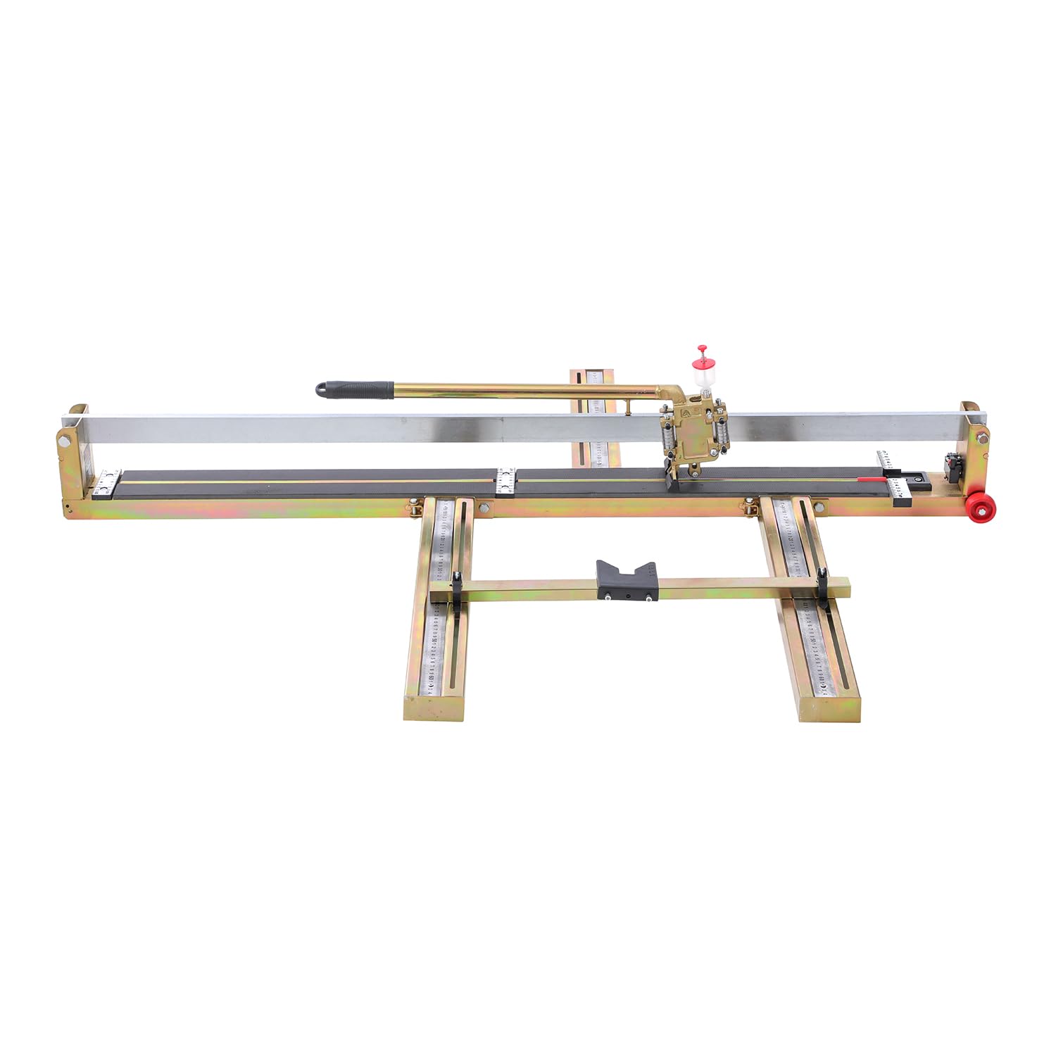 Cortador manual de azulejos 1200 mm Base sólida de alta resistencia guiada por láser de alta precisión con ruedas para máquina de corte de azulejos y paredes de cerámica y porcelana TOPWAY 347740