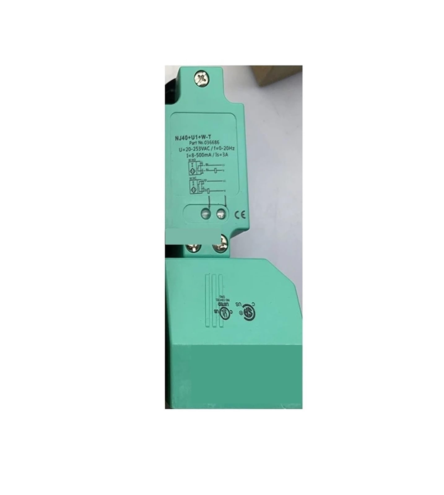 NJ40+U1+A2-T capteur de proximité inductif boîtier cubique sortie PNP NO NC