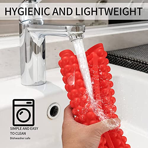 Mis.Moon 468 Löchern Backmatte Hundekekse Mini Halbkugel (1.2cm), mit Teigspatel, Backform für Hundeleckerli, Silicone Baking Mat, Baking Mould for Dog Treats