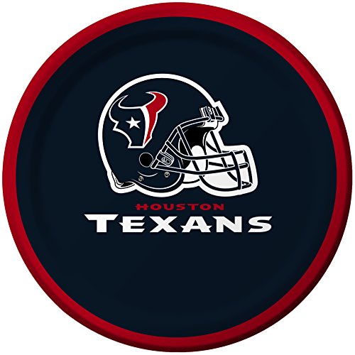 Creative Converting 8 Count Houston Texans Paper Dessert Plates